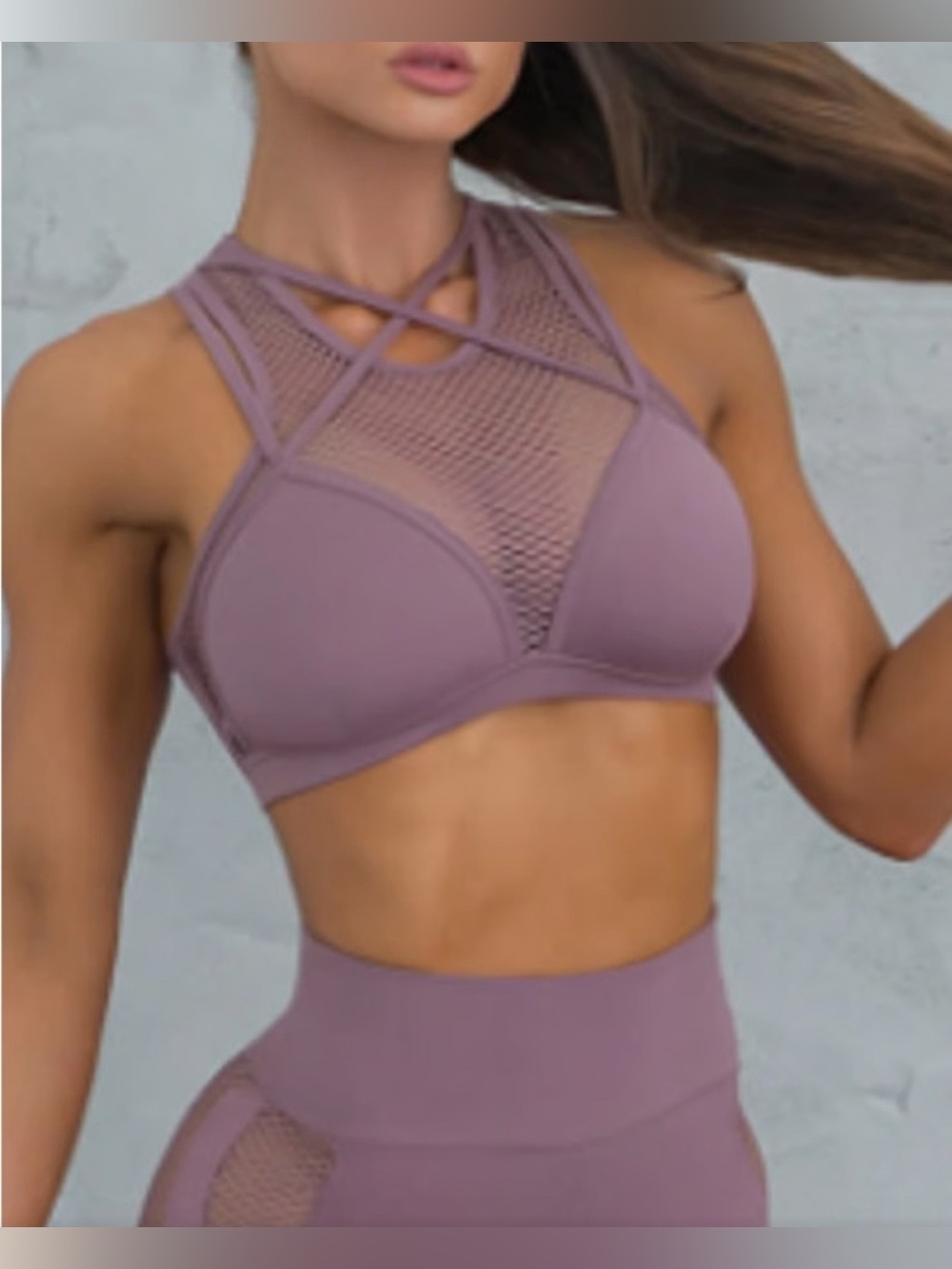 Bombshell Sportswear Mauve top